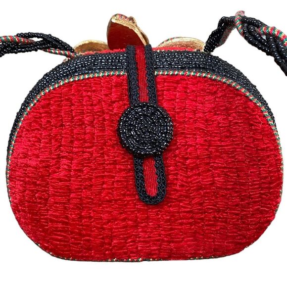 Mary Frances Beaded Poinsettia Purse - Picture 5 of 13